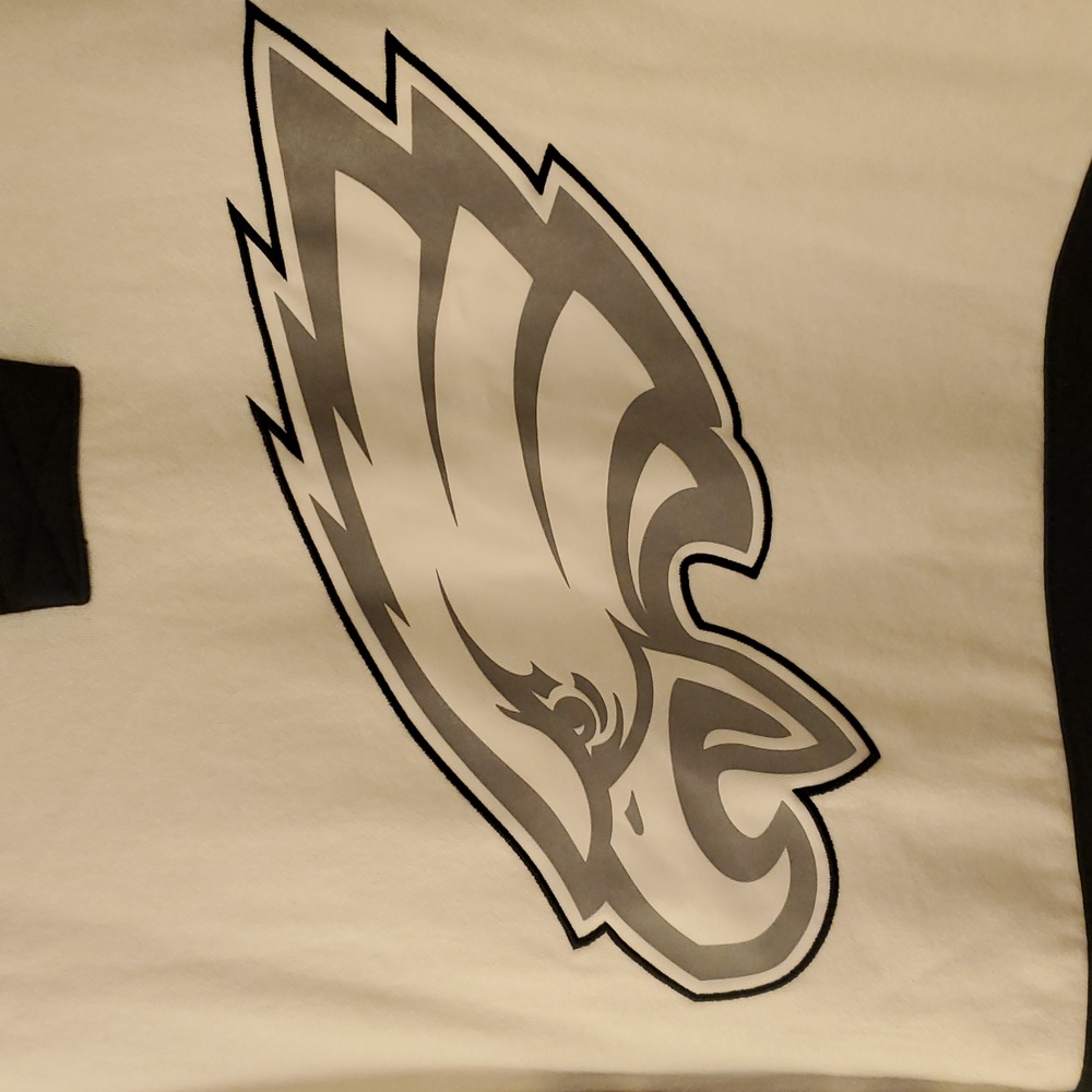 47 Brand Philadelphia Eagles Historic White Superior Lacer Hood Sz XXL - Picture 3 of 11